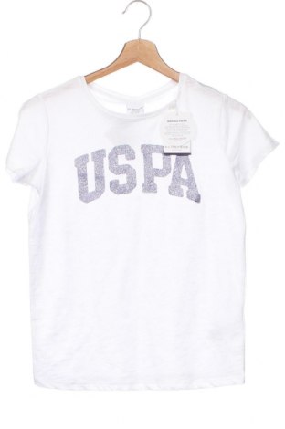 Παιδικό μπλουζάκι U.S. Polo Assn., Μέγεθος 9-10y/ 140-146 εκ., Χρώμα Λευκό, Τιμή 14,28 €