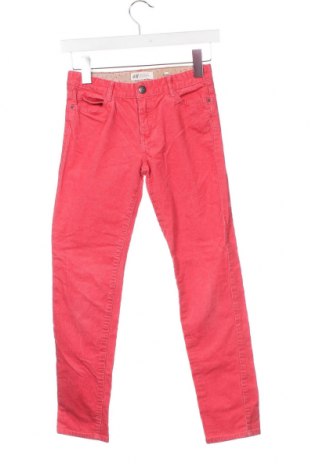 Pantaloni de catifea reiată, pentru copii H&M, Mărime 9-10y/ 140-146 cm, Culoare Roz, Preț 30,53 Lei