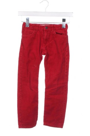 Pantaloni de catifea reiată, pentru copii H&M L.O.G.G., Mărime 6-7y/ 122-128 cm, Culoare Roșu, Preț 31,27 Lei