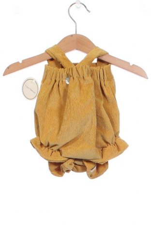 Детски къс панталон Lola Palacios, Размер 2-3m/ 56-62 см, Цвят Жълт, Цена 9,90 лв.