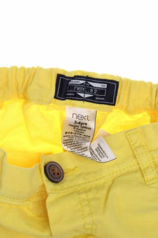 Παιδικό κοντό παντελόνι Next, Μέγεθος 3-4y/ 104-110 εκ., Χρώμα Κίτρινο, Τιμή 6,60 €