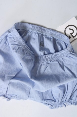 Pantaloni scurți pentru copii Petit Bateau, Mărime 3-6m/ 62-68 cm, Culoare Albastru, Preț 45,92 Lei