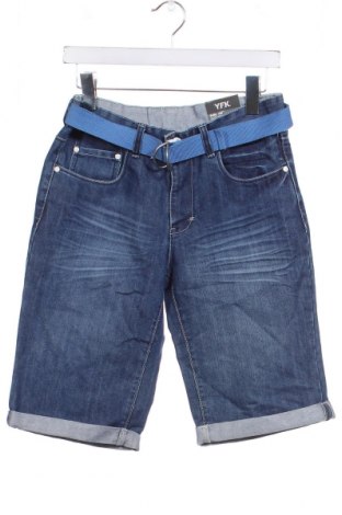 Παιδικό κοντό παντελόνι Y.F.K., Μέγεθος 12-13y/ 158-164 εκ., Χρώμα Μπλέ, Τιμή 10,21 €