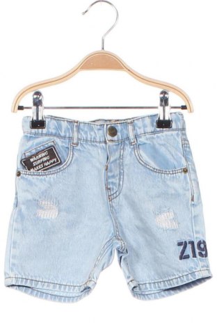 Παιδικό κοντό παντελόνι Zara, Μέγεθος 18-24m/ 86-98 εκ., Χρώμα Μπλέ, Τιμή 7,00 €