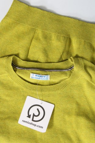 Детски пуловер Mayoral, Размер 6-7y/ 122-128 см, Цвят Зелен, Цена 12,26 лв.