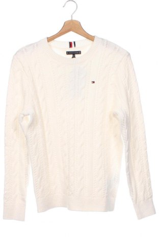 Детски пуловер Tommy Hilfiger, Размер 12-13y/ 158-164 см, Цвят Бял, Цена 76,70 лв.