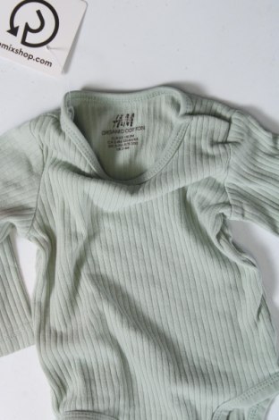 Kinder-Body H&M, Größe 2-3m/ 56-62 cm, Farbe Grün, Preis 6,14 €