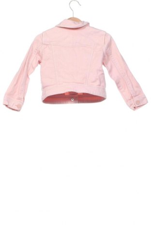 Детско дънково яке, Размер 2-3y/ 98-104 см, Цвят Розов, Цена 28,97 лв.