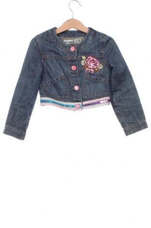 Detská džínsová bunda  Desigual, Veľkosť 3-4y/ 104-110 cm, Farba Modrá, Cena  20,00 €
