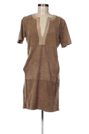 Kožené šaty  Montgomery, Velikost M, Barva Hnědá, Cena  654,00 Kč