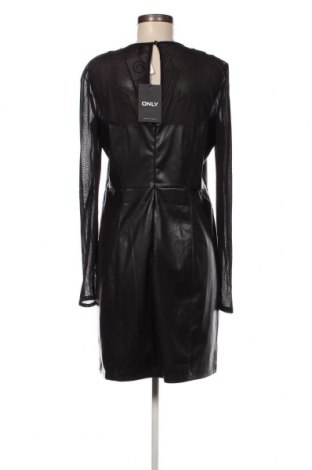 Kožené šaty  ONLY, Veľkosť XL, Farba Čierna, Cena  17,58 €