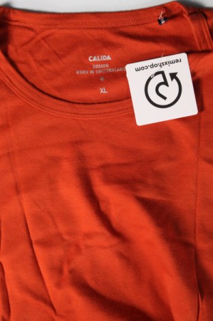Męska bluzka Calida, Rozmiar XL, Kolor Pomarańczowy, Cena 273,48 zł