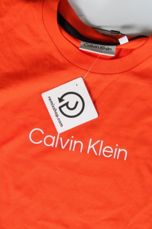 Męska bluzka Calvin Klein, Rozmiar XS, Kolor Pomarańczowy, Cena 231,36 zł