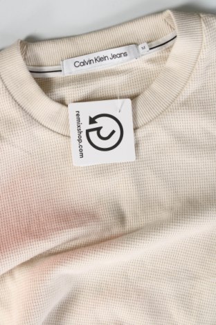 Męska bluzka Calvin Klein Jeans, Rozmiar M, Kolor ecru, Cena 235,50 zł