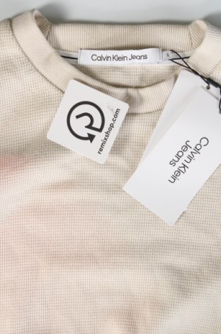 Męska bluzka Calvin Klein Jeans, Rozmiar S, Kolor ecru, Cena 99,16 zł