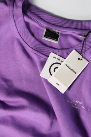 Pánske tričko  Core By Jack & Jones, Veľkosť L, Farba Fialová, Cena  13,04 €
