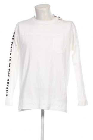 Ανδρική μπλούζα Denham, Μέγεθος M, Χρώμα Λευκό, Τιμή 50,10 €