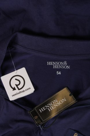Herren Shirt Henson & Henson, Größe XL, Farbe Blau, Preis € 8,79