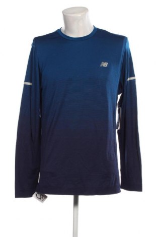 Ανδρική μπλούζα New Balance, Μέγεθος XL, Χρώμα Μπλέ, Τιμή 17,86 €