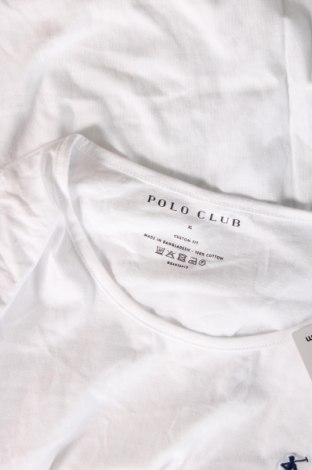 Ανδρική μπλούζα Polo Club, Μέγεθος XL, Χρώμα Λευκό, Τιμή 52,89 €