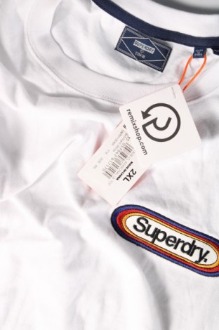 Ανδρική μπλούζα Superdry, Μέγεθος XXL, Χρώμα Λευκό, Τιμή 34,28 €