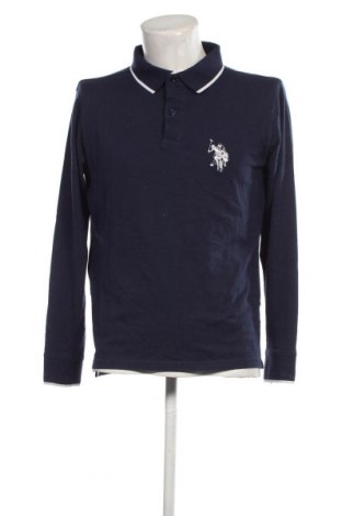 Férfi blúz U.S. Polo Assn., Méret M, Szín Kék, Ár 11 569 Ft