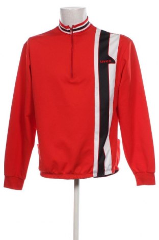 Herren Shirt Uvex, Größe L, Farbe Rot, Preis 7,83 €
