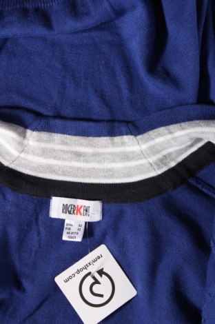 Jachetă tricotată de bărbați, Mărime L, Culoare Albastru, Preț 52,46 Lei