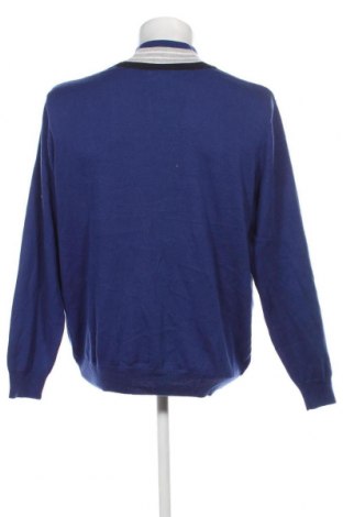 Jachetă tricotată de bărbați, Mărime L, Culoare Albastru, Preț 52,46 Lei