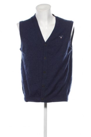 Jachetă tricotată de bărbați Gant, Mărime XL, Culoare Albastru, Preț 315,79 Lei