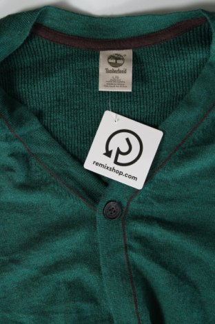 Jachetă tricotată de bărbați Timberland, Mărime L, Culoare Verde, Preț 300,00 Lei