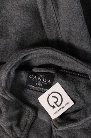 Ανδρική μπλούζα fleece Canda, Μέγεθος 3XL, Χρώμα Γκρί, Τιμή 9,96 €