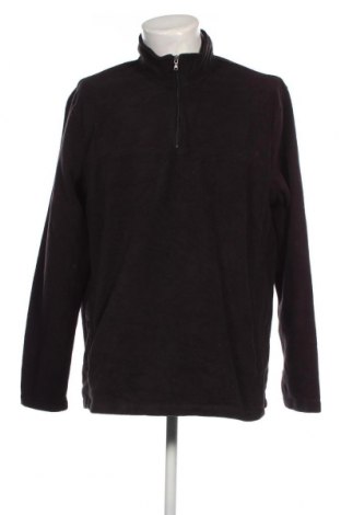 Мъжка поларена блуза Croft & Barrow, Размер XL, Цвят Черен, Цена 11,21 лв.