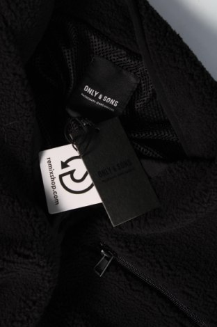 Мъжка поларена блуза Only & Sons, Размер L, Цвят Черен, Цена 17,05 лв.