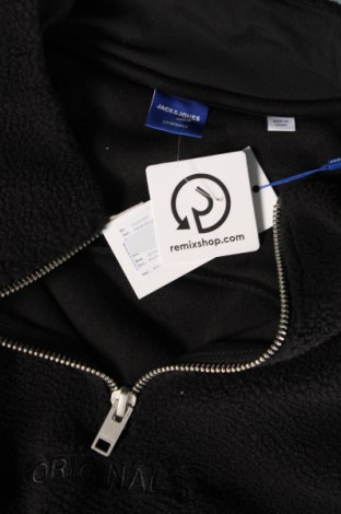 Ανδρική μπλούζα fleece Originals By Jack & Jones, Μέγεθος L, Χρώμα Μαύρο, Τιμή 13,04 €