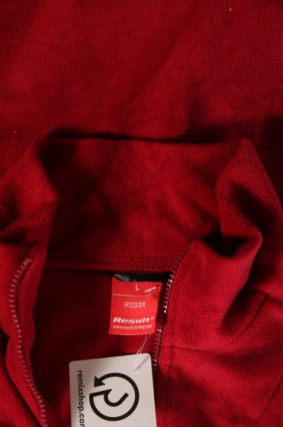 Herren Fleece Shirt Result, Größe L, Farbe Rot, Preis € 6,99