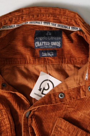 Pánská košile  Angelo Litrico, Velikost XL, Barva Oranžová, Cena  208,00 Kč
