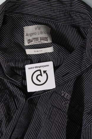 Herrenhemd Angelo Litrico, Größe S, Farbe Schwarz, Preis € 9,08