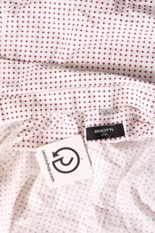 Herrenhemd Bigotti, Größe S, Farbe Weiß, Preis 16,44 €