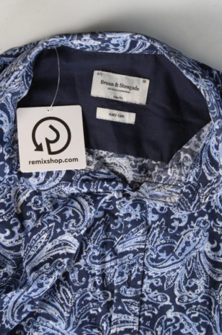 Herrenhemd Bruuns Bazaar, Größe M, Farbe Blau, Preis € 34,11