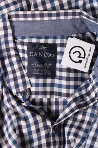 Ανδρικό πουκάμισο Canda, Μέγεθος 4XL, Χρώμα Μπλέ, Τιμή 8,97 €