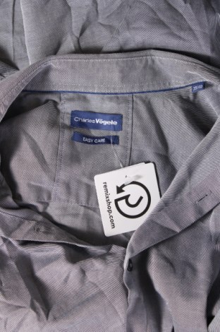 Ανδρικό πουκάμισο Charles Vogele, Μέγεθος M, Χρώμα Γκρί, Τιμή 7,18 €
