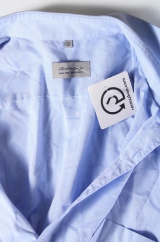 Ανδρικό πουκάμισο Christian Berg, Μέγεθος XXL, Χρώμα Μπλέ, Τιμή 11,99 €
