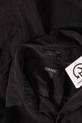 Мъжка риза DKNY, Размер XL, Цвят Черен, Цена 74,87 лв.