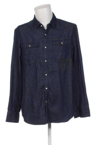 Herrenhemd G-Star Raw, Größe XL, Farbe Blau, Preis 45,64 €