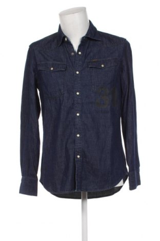 Herrenhemd G-Star Raw, Größe M, Farbe Blau, Preis € 37,35