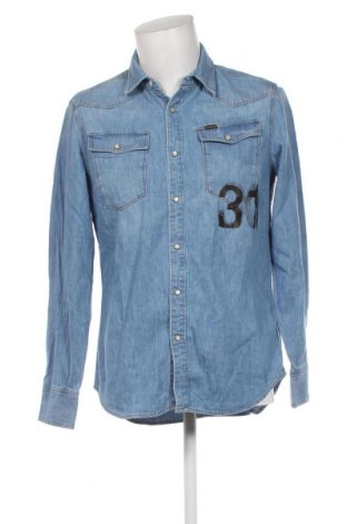Ανδρικό πουκάμισο G-Star Raw, Μέγεθος M, Χρώμα Μπλέ, Τιμή 45,64 €