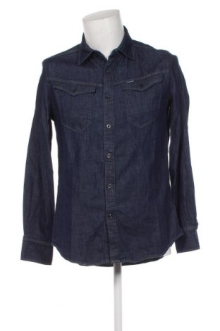 Herrenhemd G-Star Raw, Größe M, Farbe Blau, Preis € 16,99