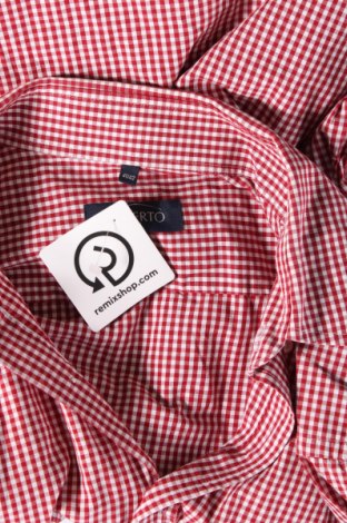 Ανδρικό πουκάμισο Gilberto, Μέγεθος L, Χρώμα Κόκκινο, Τιμή 9,33 €