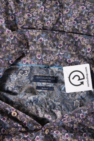 Ανδρικό πουκάμισο Gino Marcello, Μέγεθος M, Χρώμα Πολύχρωμο, Τιμή 19,18 €